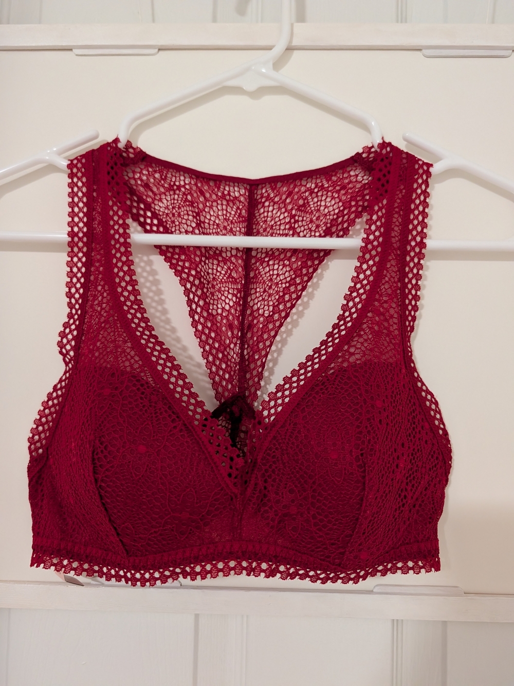 Victoria's Secret Lace Bralette - Red